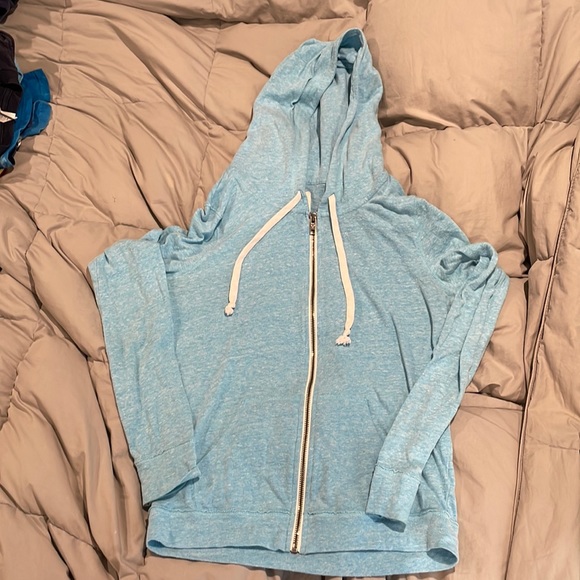 American Eagle Outfitters Tops - AMERICAN EAGLE ZIP-UP